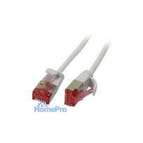 Synergy21 patch cable RJ45, CAT6 250Mhz, 1.5m white, U / FTP, slimline round d 3.6mm,