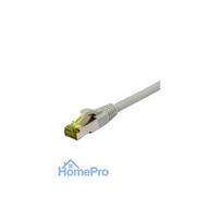 Synergy21 patch cable RJ45, CAT6A 500Mhz, 5m, gray, S-STP(S / FTP), TPE / LSZH(Ultraflex), AWG26, with CAT7 raw cable,