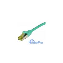 Synergy21 patch cable RJ45, CAT6A 500Mhz, 0.25m, green, S-STP(S / FTP), TPE / LSZH(Ultraflex), AWG26, with CAT7 raw cabl