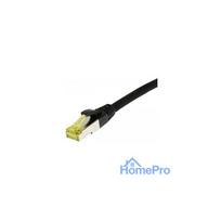 Synergy21 patch cable RJ45, CAT6A 500Mhz, 7.5m, black, S-STP(S / FTP), TPE / LSZH(Ultraflex), AWG26, with CAT7 raw cable