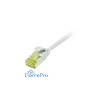 Synergy21 patch cable RJ45, CAT6A 500Mhz, 5m, gray, U / FTP, slimline round d 3.8mm, TPE / LSZH (Superflex), AWG32, with