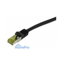 Synergy21 patch cable RJ45, CAT6A 500Mhz, 3m, black, S-STP(S / FTP), PUR Indoor / Outdoor / Indu (UV / Water / oil / -re