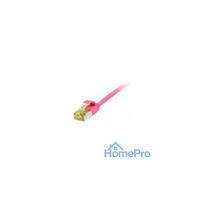 Synergy21 patch cable RJ45, CAT6A 500Mhz, 1.5m, magenta, U / FTP, slimline round d 3.8mm, TPE / LSZH (Superflex), AWG32,