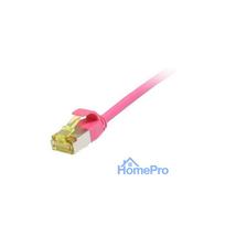 Synergy21 patch cable RJ45, CAT6A 500Mhz, 3m, magenta, U / FTP, slimline round d 3.8mm, TPE / LSZH (Superflex), AWG32, w