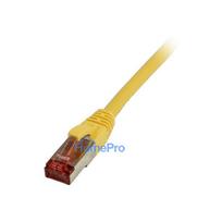 Synergy21 patch cable RJ45, CAT6 250Mhz, 0.5m yellow, S-STP(S / FTP), TPE / LSZH(Superflex)