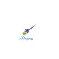 Synergy21 patch cable RJ45, CAT6A 500Mhz, 0.5m, purple, U / FTP, slimline round d 3.8mm, TPE / LSZH (Superflex), AWG32,
