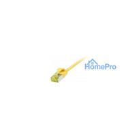 Synergy21 patch cable RJ45, CAT6A 500Mhz, 1.5m, yellow, U / FTP, slimline round d 3.8mm, TPE / LSZH (Superflex), AWG32,