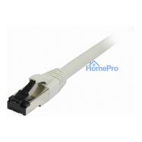 Synergy21 patch cable RJ45, CAT8.1 2000Mhz, 0.5m, white, S-STP(S / FTP), TPE / LSZH(SuperFlex), AWG26,