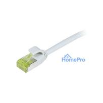 Synergy21 patch cable RJ45, CAT6A 500Mhz, 1.0m, gray, S-STP(S / FTP), slimline round d 4.5mm, TPE / LSZH(Superflex), AWG