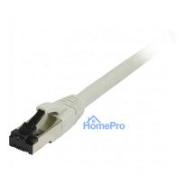 Synergy21 patch cable RJ45, CAT8.1 2000Mhz, 5m, gray, S-STP(S / FTP), TPE / LSZH(SuperFlex), AWG26,