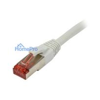 Synergy21 patch cable RJ45, CAT6 250Mhz, 1.0m gray, S-STP(S / FTP), TPE / LSZH(Superflex),,