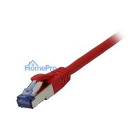 Synergy21 patch cable RJ45, CAT6A 500Mhz, 15m, red, S-STP(S / FTP), component tested (GHMT certified), AWG26,