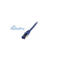 Synergy21 patch cable RJ45, CAT6A 500Mhz, 0.5m, blue, S-STP(S / FTP), TPE / LSZH(Superflex), AWG26,