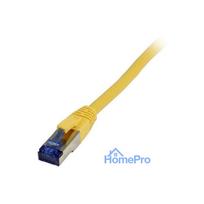 Synergy21 patch cable RJ45, CAT6A 500Mhz, 2m, yellow, S-STP(S / FTP), TPE / LSZH(Superflex), AWG26,