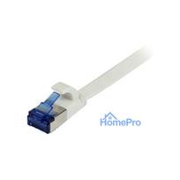 Synergy21 patch cable RJ45, CAT6A 500Mhz, 3m, white, U / FTP, flat, TPE (Superflex), AWG32,