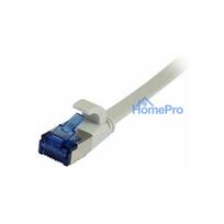 Synergy21 patch cable RJ45, CAT6A 500Mhz, 2m, gray, U / FTP, flat, TPE (Superflex), AWG32,