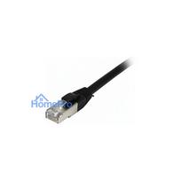 Synergy21 patch cable RJ45, CAT8.1 2000Mhz, 0.5m, black, S-STP(S / FTP), TPE / LSZH(SuperFlex), AWG26,