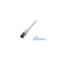 Synergy21 patch cable RJ45, CAT6A 500Mhz, 0.5m, gray, S-STP(S / FTP), TPE / LSZH(Superflex), AWG26,