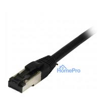 Synergy21 patch cable RJ45, CAT8.1 2000Mhz, 1.0m, black, S-STP(S / FTP), TPE / LSZH(SuperFlex), AWG26,