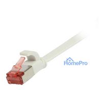 Synergy21 patch cable RJ45, CAT6 250Mhz, 1.5m white, FTP(U / FTP), TPE(Superflex), flat