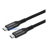 Synergy21 Cable USB 4.0 C St 1.5m black textile 40G / 5A 240W Gen - Cable - Digital / Data (S215316)