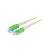 Synergy21 fiber optic patch cable, 2m, SC(APC)-SC(APC), 9/125u, OS2, G657A2, OD 2mm, flexible strain relief sleeve