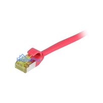 Synergy21 patch cable RJ45, CAT6A 500Mhz, 1.5m, red, S-STP(S / FTP), slimline round d 4.5mm, TPE / LSZH(Superflex), AWG2