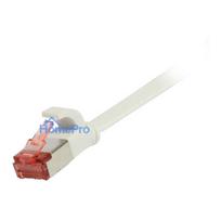 Synergy21 Patchkabel RJ45, CAT6 250Mhz, 0,5m weiss, FTP(U / FTP), TPE(Superflex), Flach, ,