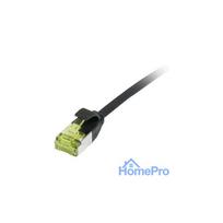 Synergy21 Patchkabel RJ45, CAT6A 500Mhz, 7,5m, schwarz, U / FTP, slimline rund d 3,8mm, TPE / LSZH(Superflex), AWG32, mi