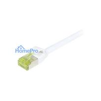 Synergy21 Patchkabel RJ45, CAT6A 500Mhz, 3m, weiss, S-STP(S / FTP), slimline rund d 4,5mm, TPE / LSZH(Superflex), AWG28,