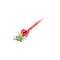 Synergy21 Patchkabel RJ45, CAT6A 500Mhz, 1,0m, rot, U / FTP, slimline rund d 3,8mm, TPE / LSZH(Superflex), AWG32, mit CA