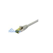 Synergy21 Patchkabel RJ45, CAT6A 500Mhz, 25m, grau, S-STP(S / FTP), TPE / LSZH(Ultraflex), AWG26, mit CAT7 Rohkabel,