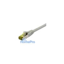 Synergy21 Patchkabel RJ45, CAT6A 500Mhz, 7,5m, grau, S-STP(S / FTP), TPE / LSZH(Ultraflex), AWG26, mit CAT7 Rohkabel,