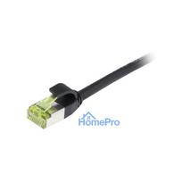 Synergy21 Patchkabel RJ45, CAT6A 500Mhz, 10m, schwarz, S-STP(S / FTP), slimline rund d 4,5mm, TPE / LSZH(Superflex), AWG