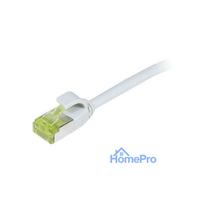 Synergy21 Patchkabel RJ45, CAT6A 500Mhz, 10m, grau, S-STP(S / FTP), slimline rund d 4,5mm, TPE / LSZH(Superflex), AWG28,