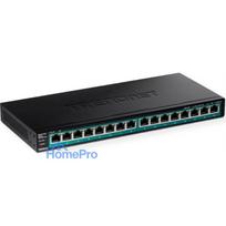 Switch TRENDnet 16-PORT GIGABIT POE+ switch