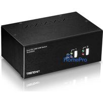 TRENDnet KVM switch 2-portu DVI USB with audio USB 2.0 hub