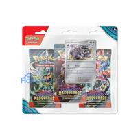 Pokémon TCG - Pokémon Scarlet Violet: Twilight Masquerade Blister Set (Revavroom) 3 Booster Packs, 1 Promo Card, Multico