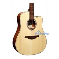 Akustinė Gitara - LAG Tramontane 70 DC Dreadnought Sitka Eglės Natūrali Apdaila
