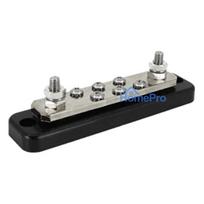 Busbar 250A 2P, 6 screws + cover, DC M8, Victron