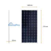 95W 12V monocrystalline solar panel