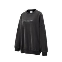 Adidas Originals Ess Pullover Round Neck Comfortable Long Sleeve Sweatshirt Women sweatshirt KG8255 XL black