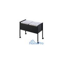 Eco Hanging File Trolley 100 Duo Black