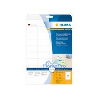 HERMA Labels transparent matte A4 52.5x29.7 mm foil 1000 pcs.