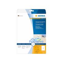 HERMA Uzlīmes caurspīdīgas matētas A4 210x297 mm plēve 25 gab.