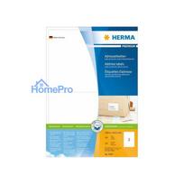 Herma Premium labels 4249, A4, addresses, white, 199.6 x 143.5 mm, matte paper, 200 pcs., rounded corners (4249)