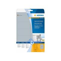 HERMA Label plates A4 silver 96x50.8 mm foil 250 pcs.