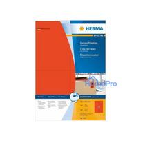 HERMA Stickers A4 red 105x148 mm matte paper 400 pcs.