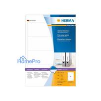 Herma Uzlīmes Special 4291, mapēm, A4, White, 192 x 59 mm, matēts necaurspīdīgs papīrs, 400 gab., noapaļoti stūri. (4291