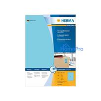 HERMA Stickers A4 blue 210x297 mm matte paper 100 pcs.